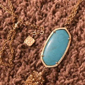 Layne drop Kendra Scott Turquoise Necklace